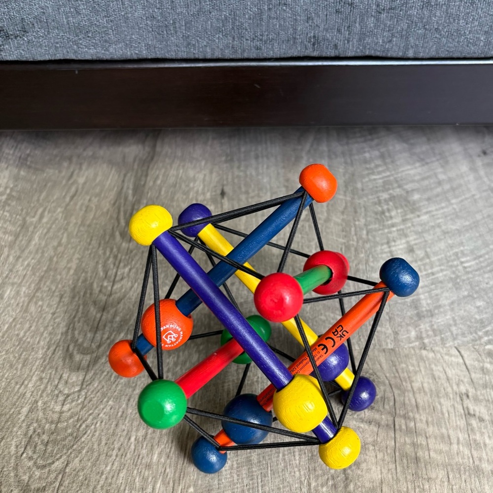 Manhattan Toy Company Skwish Wooden Rattle